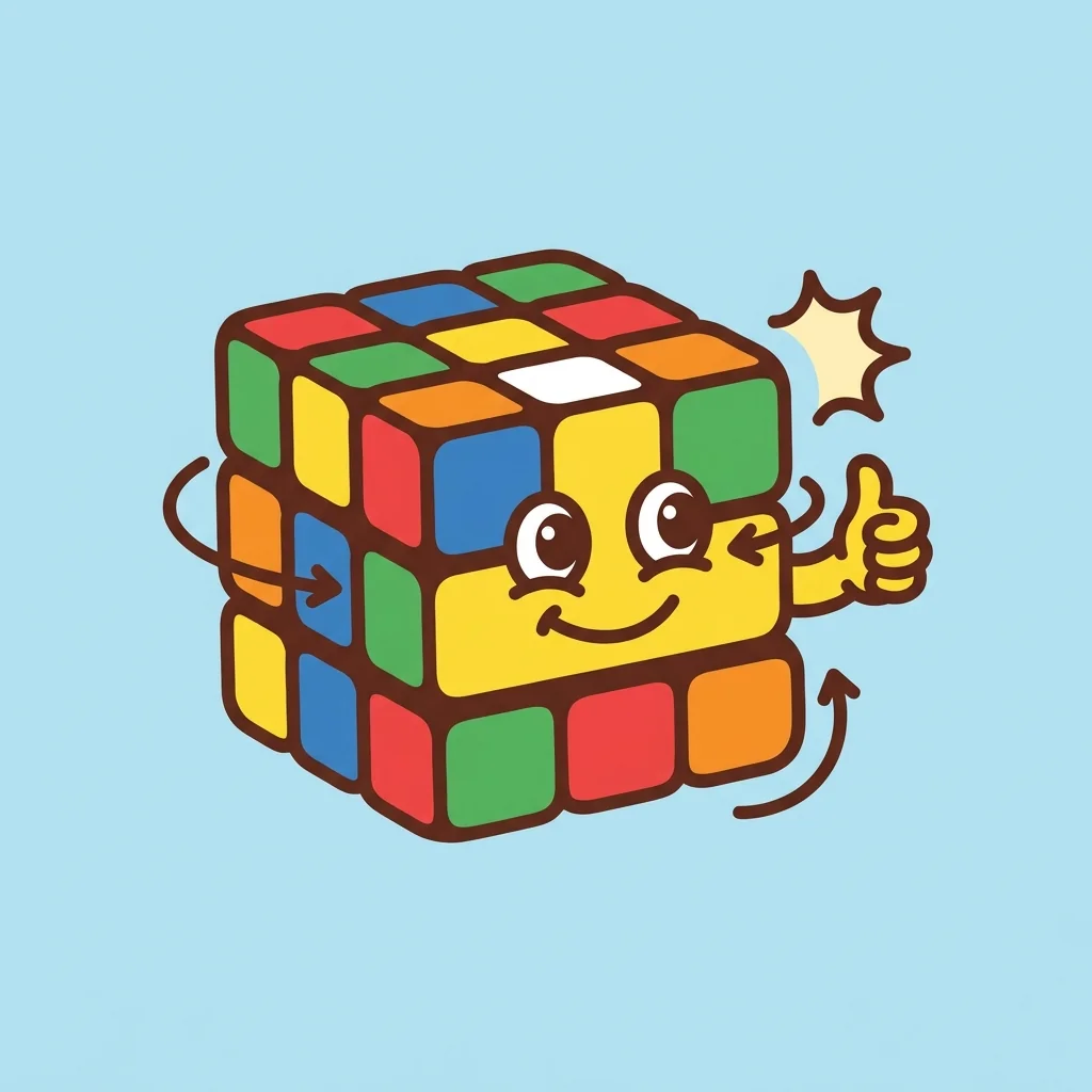 CubeSensei mascot