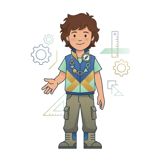 MathQuest mascot encouraging