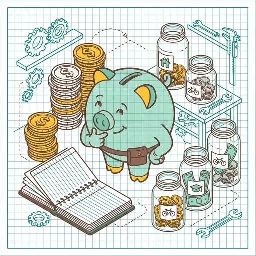 MintQuest mascot thinking