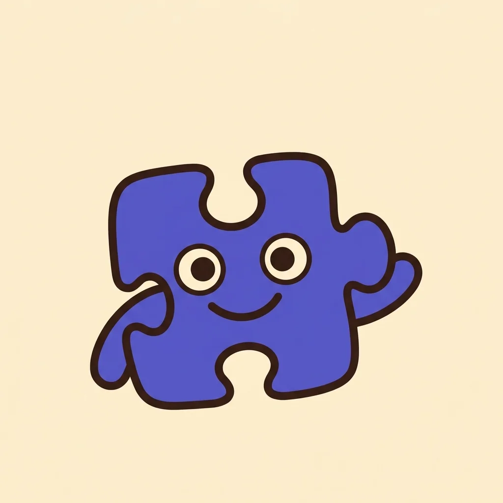 PuzzleForge mascot
