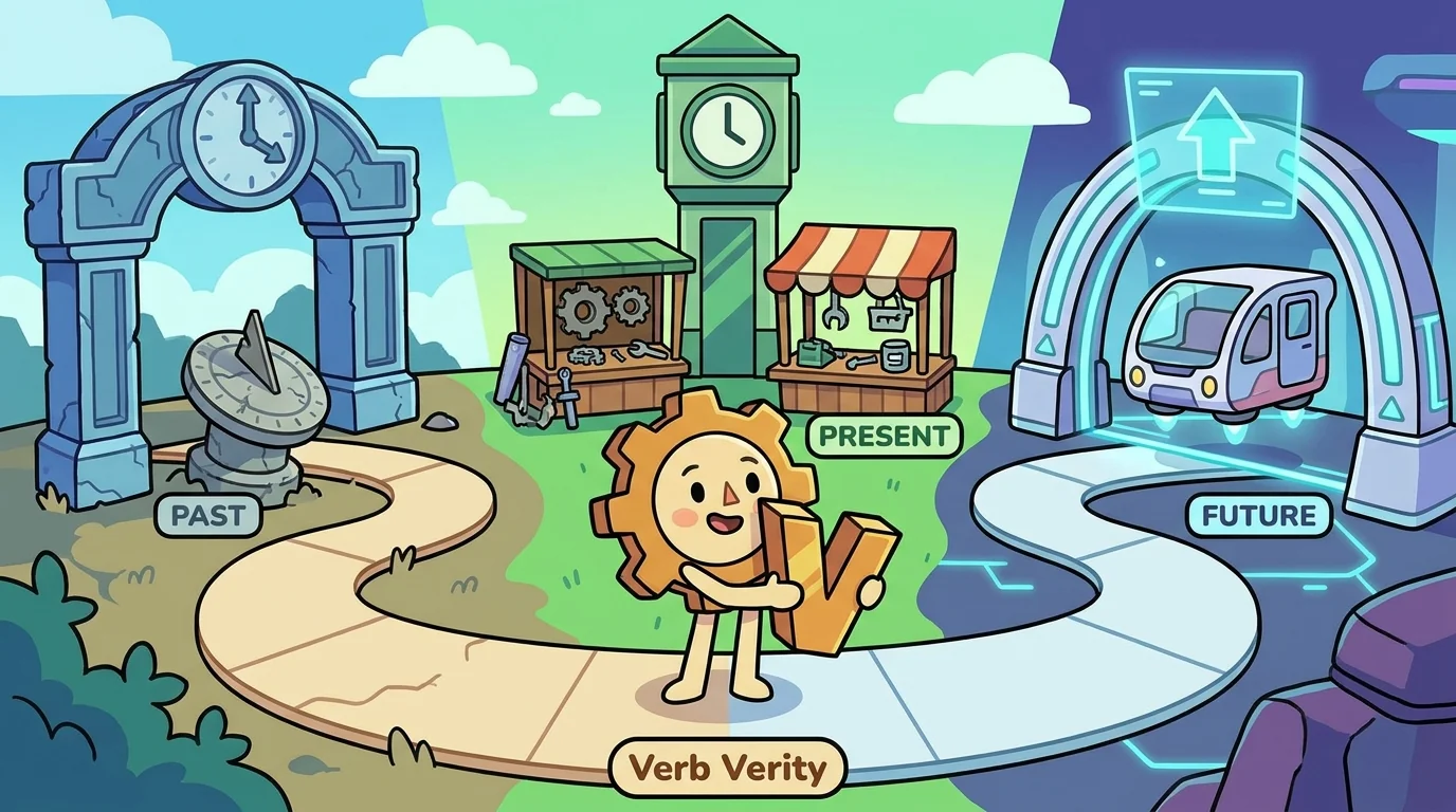 Verb Verity chapter opener